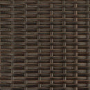 havestole 2 stk. stabelbare polyrattan brun