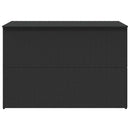 udendørs opbevaringskasse 150x100x100 cm polyrattan sort
