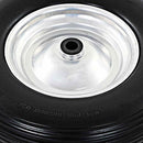 trillebørshjul med aksel massivt PU 4.00-8 390 mm