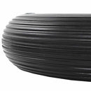trillebørshjul med aksel 2 stk. massivt PU 4.00-8 390 mm