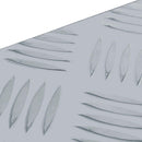 aluminiumskasse 48,5 x 14 x 20 cm sølvfarvet