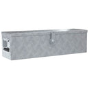 aluminiumskasse 80,5 x 22 x 22 cm sølvfarvet