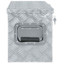 aluminiumskasse 80,5 x 22 x 22 cm sølvfarvet
