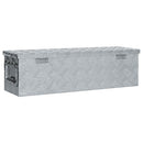 aluminiumskasse 80,5 x 22 x 22 cm sølvfarvet