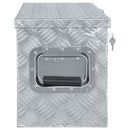 aluminiumskasse 80 x 30 x 35 cm sølvfarvet