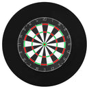 professionel dartskive i sisal med 6 dartpile og ramme