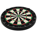 professionel dartskive i sisal med skab og 6 dartpile