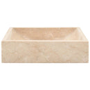 håndvask 45x30x12 cm marmor cremefarvet højglans