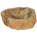 håndvask 45 x 35 x 15 cm fossilsten cremefarvet