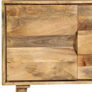 skænk 90x30x69 cm massivt mangotræ