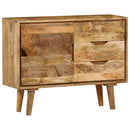 skænk 90x30x69 cm massivt mangotræ