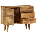skænk 90x30x69 cm massivt mangotræ