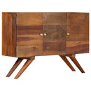 skænk 110x30x75 cm massivt genbrugstræ brun