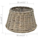 lampeskærm flet 38 x 23 cm naturfarvet