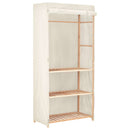 tøjgarderobe i 3 niveauer 79x40x170 cm