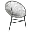 havestol polyrattan grå