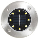 soldrevne LED-nedgravningsspots 8 stk. varmt hvidt lys