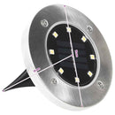 soldrevne LED-nedgravningsspots 8 stk. varmt hvidt lys
