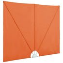 sammenklappelig sidemarkise til terrasse terracotta 240 x 160 cm