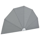 sammenklappelig sidemarkise til terrasse grå 160 cm