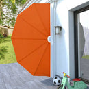 sammenklappelig sidemarkise til terrasse terracotta 160 cm
