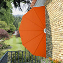 sammenklappelig sidemarkise til terrasse terracotta 160 cm