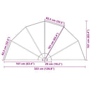 sammenklappelig sidemarkise til terrasse terracotta 160 cm