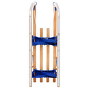 foldbar kælk med ryglæn 119 cm træ