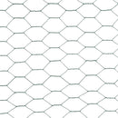 hønsenet stål med PVC-belægning 25 x 1,2 m grøn