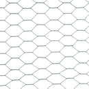 hønsenet stål med PVC-belægning 25 x 1,5 m grøn