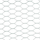 hønsenet stål med PVC-belægning 25 x 1,5 m grøn