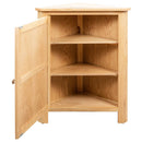 hjørneskab 59 x 45 x 80 cm massivt egetræ