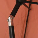 parasol 300x200 cm metalstang terrakotta