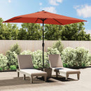 parasol 300x200 cm metalstang terrakotta