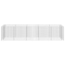 gabion-højbed 450x90x100 cm galvaniseret stål