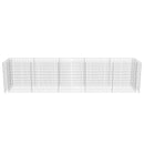 gabion-højbed 450x90x100 cm galvaniseret stål