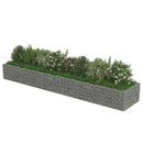 gabion-højbed 450x90x50 cm galvaniseret stål