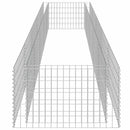 gabion-højbed 450x90x50 cm galvaniseret stål