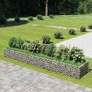 gabion-højbed 450x90x50 cm galvaniseret stål