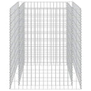 gabion-højbed 90x90x100 cm galvaniseret stål