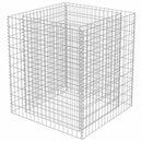 gabion-højbed 90x90x100 cm galvaniseret stål