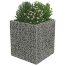 gabion-højbed 90x90x100 cm galvaniseret stål