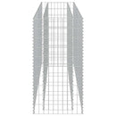 gabion-højbed 180x50x100 cm galvaniseret stål