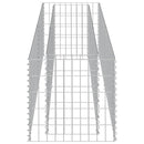 gabion-højbed 180x50x50 cm galvaniseret stål