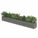 gabion-højbed 450x50x50 cm galvaniseret stål