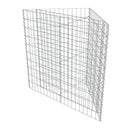 gabion-højbed 75x75x100 cm galvaniseret stål
