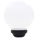LED-solcellelamper 4 stk. 15 cm rund RGB-farver