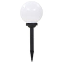 LED-solcellelamper 3 stk. 20 cm rund RGB-farver
