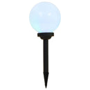 LED-solcellelamper 3 stk. 20 cm rund RGB-farver