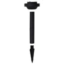 LED-solcellelamper 2 stk. 30 cm rund RGB-farver